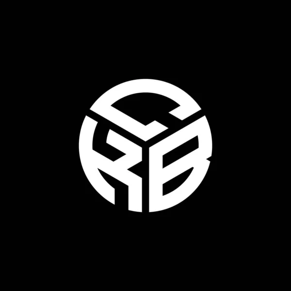 Diseño Del Logotipo Letra Ckb Sobre Fondo Negro Ckb Iniciales — Archivo Imágenes Vectoriales