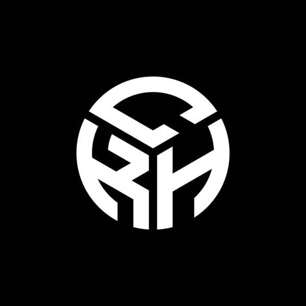 Дизайн Логотипа Ckh Чёрном Фоне Концепция Логотипа Инициалами Ckh Буква — стоковый вектор