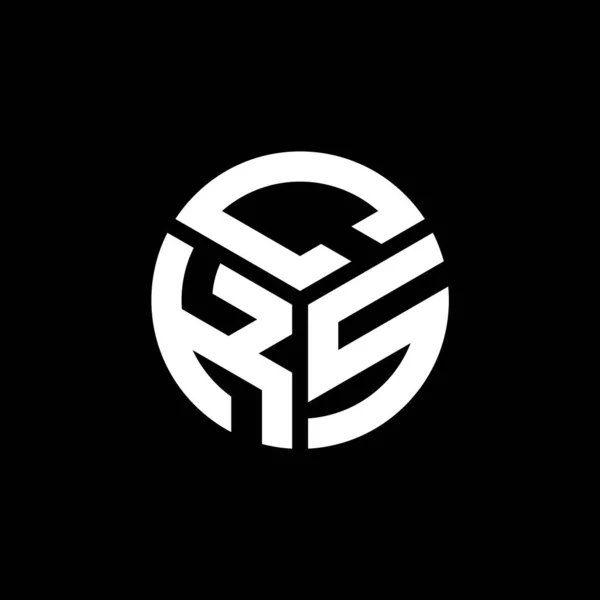 Cks Lettre Logo Design Sur Fond Noir Cks Initiales Créatives — Image vectorielle