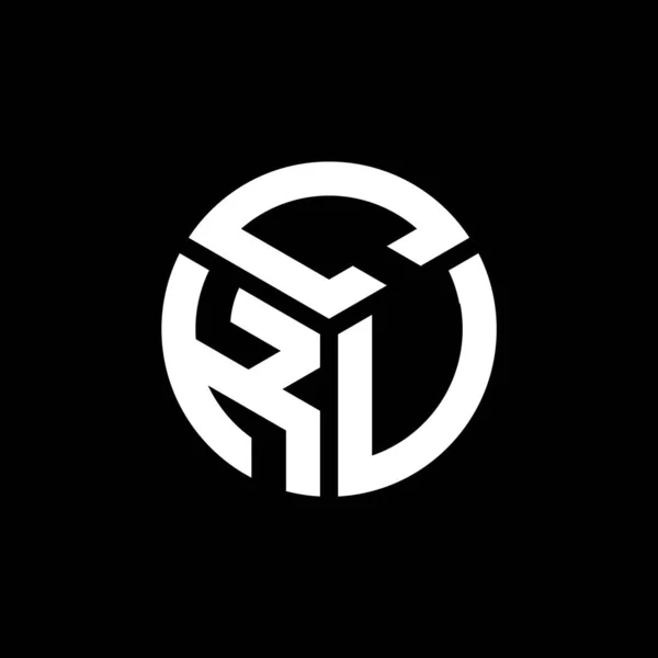 Ckv Logo Ontwerp Zwarte Achtergrond Ckv Creatieve Initialen Letter Logo — Stockvector