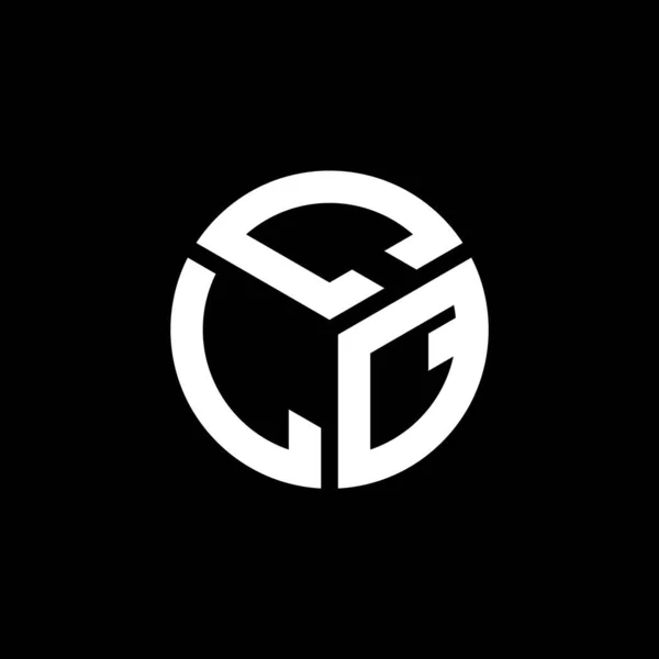Projekt Logo Litery Clq Czarnym Tle Clq Kreatywne Inicjały Litera — Wektor stockowy