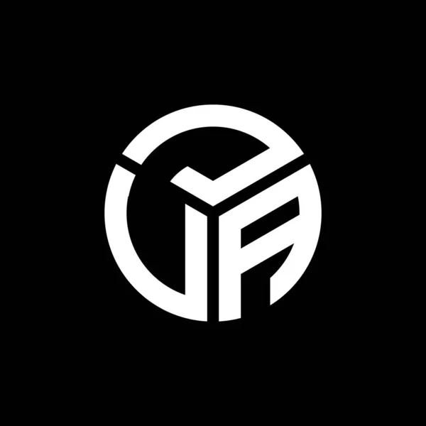 Diseño Del Logotipo Letra Jva Sobre Fondo Negro Jva Iniciales — Archivo Imágenes Vectoriales