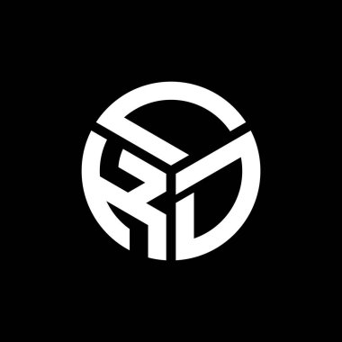 LKD harf logo tasarımı siyah arkaplan üzerine. LKD yaratıcı harflerin baş harfleri logo kavramı. LKD harf tasarımı.