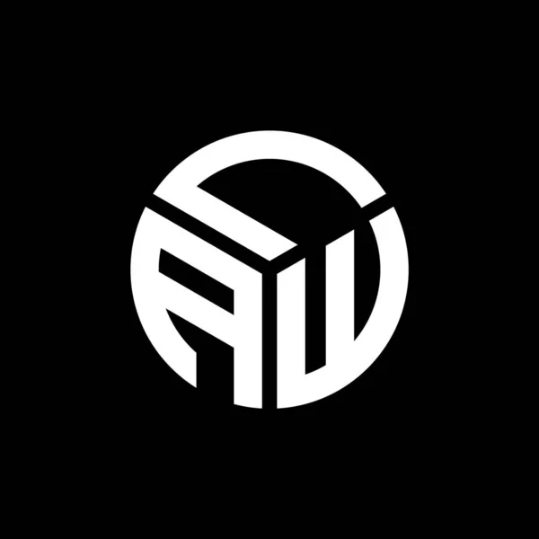 Law Logo Ontwerp Zwarte Achtergrond Law Creatieve Initialen Letter Logo — Stockvector