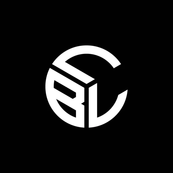 Design Logotipo Letra Lbl Fundo Preto Lbl Iniciais Criativas Conceito —  Vetores de Stock