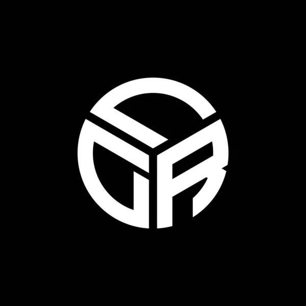 Projekt Logo Litery Ldr Czarnym Tle Kreatywne Inicjały Ldr Koncepcja — Wektor stockowy