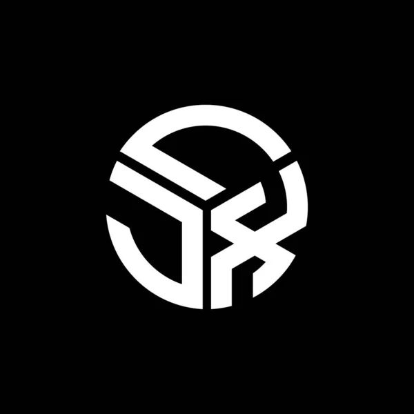 Projekt Logo Litery Ljx Czarnym Tle Ljx Twórcze Inicjały Koncepcja — Wektor stockowy
