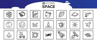 Alan simgesi vektör çiziminin kümesi.