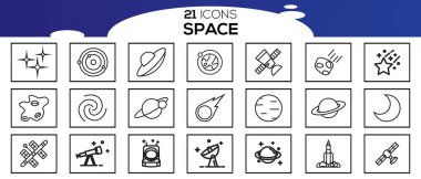 Alan simgesi vektör çiziminin kümesi.