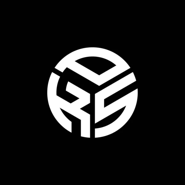 Pks Logo Ontwerp Zwarte Achtergrond Pks Creatieve Initialen Letter Logo — Stockvector