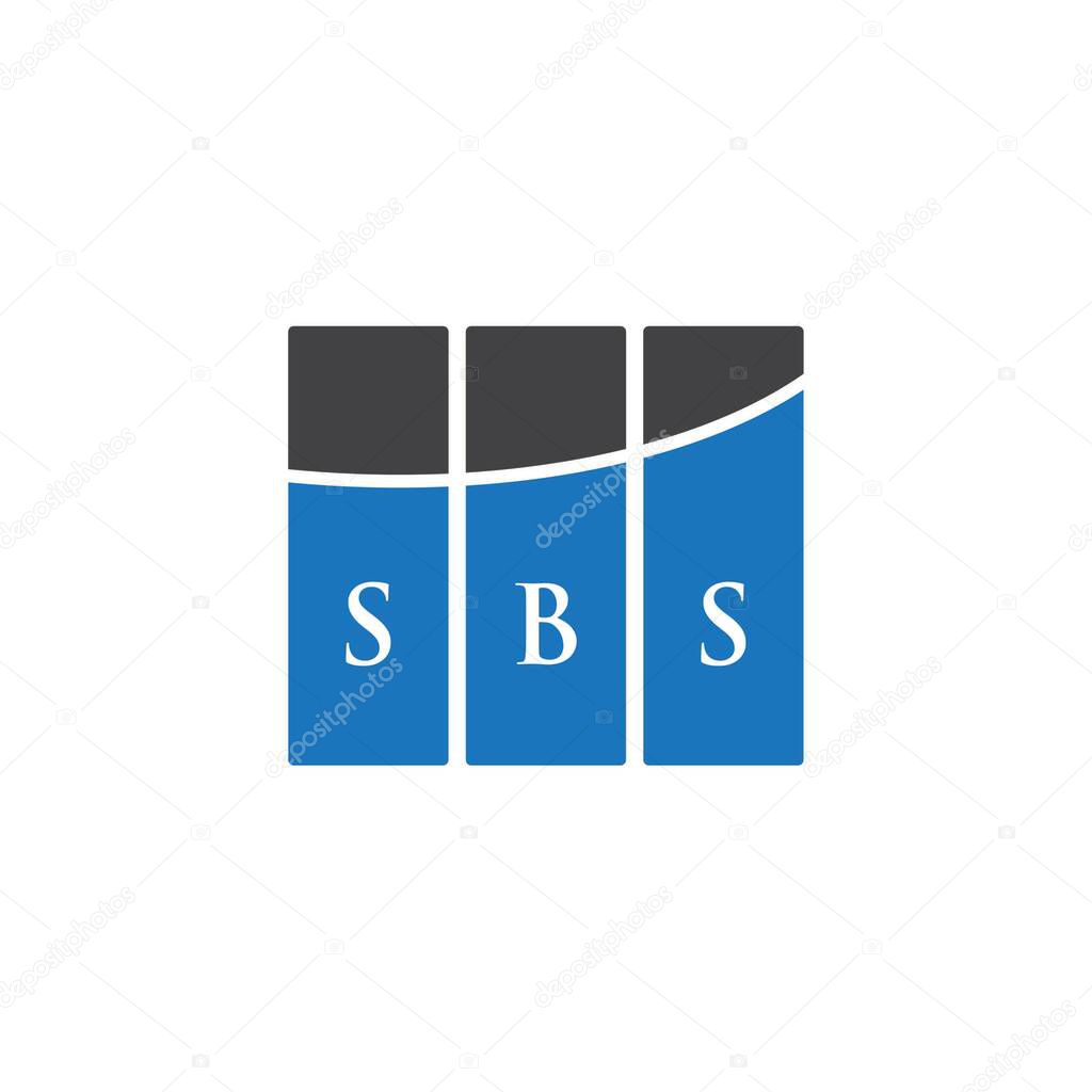 SBS letter logo design on white background. SBS creative initials letter logo concept. SBS letter design.SBS letter logo design on white background. SBS creative initials letter logo concept. SBS letter design.