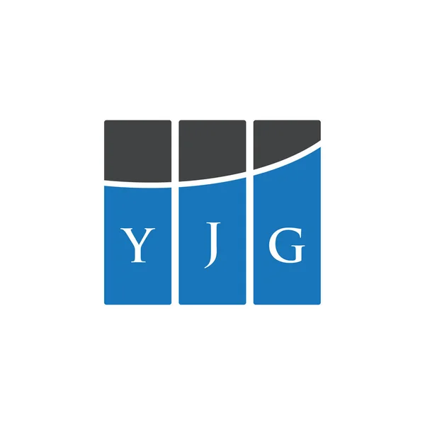 Yjg Design Logotipo Carta Fundo Branco Yjg Iniciais Criativas Conceito —  Vetores de Stock