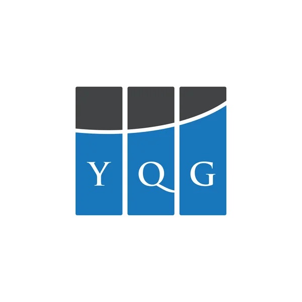 Σχεδιασμός Λογότυπου Γραμμάτων Yqg Λευκό Φόντο Yqg Δημιουργική Αρχικά Γράμμα — Διανυσματικό Αρχείο