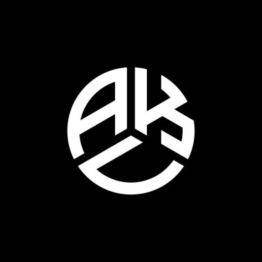 Beyaz arka planda AKU harf logosu tasarımı. AKU yaratıcı harflerin baş harfleri logo kavramı. AKU harf tasarımı.