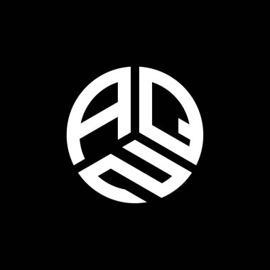 Beyaz arkaplanda AQZ harf logosu tasarımı. AQZ yaratıcı harflerin baş harfleri logo kavramı. AQZ harf tasarımı.