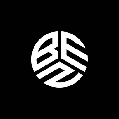 Beyaz arka planda BEZ harfi logo tasarımı. BEZ yaratıcı harf logosu konsepti. BEZ harf tasarımı.