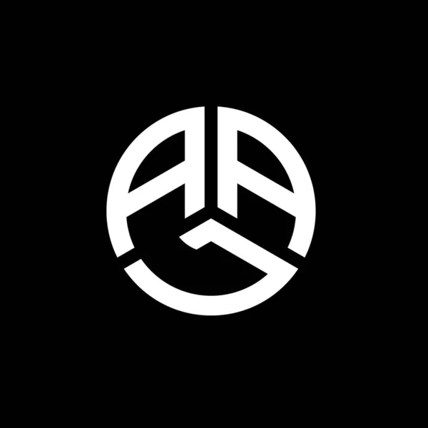 Diseño Del Logotipo Letra Aal Sobre Fondo Blanco Aal Iniciales — Archivo Imágenes Vectoriales
