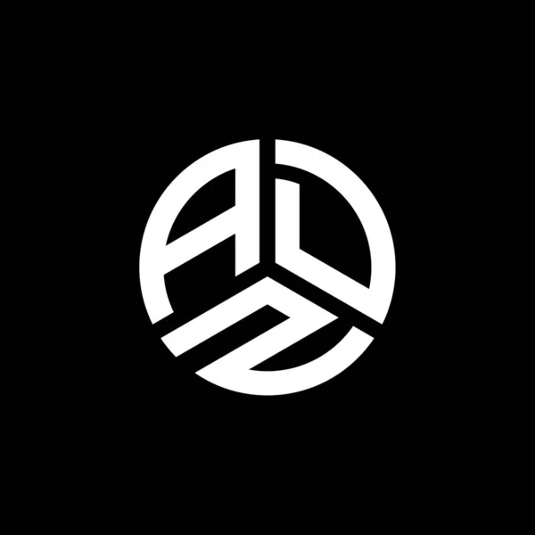 Diseño Del Logotipo Letra Adz Sobre Fondo Blanco Adz Iniciales — Archivo Imágenes Vectoriales