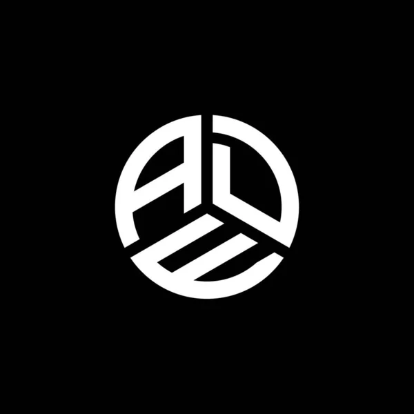 Diseño Del Logotipo Letra Ade Sobre Fondo Blanco Ade Iniciales — Vector de stock
