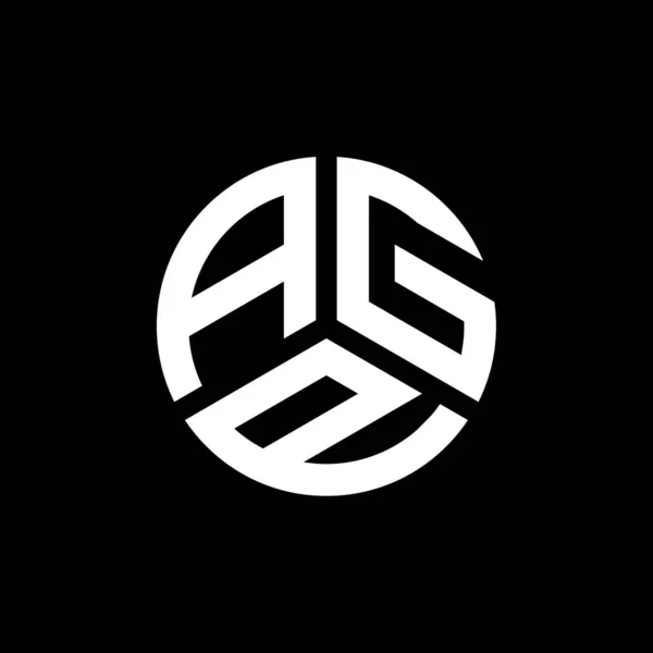 白い背景にAgp文字のロゴデザイン Agpクリエイティブイニシャルレターロゴコンセプト Agp手紙のデザイン — ストックベクタ
