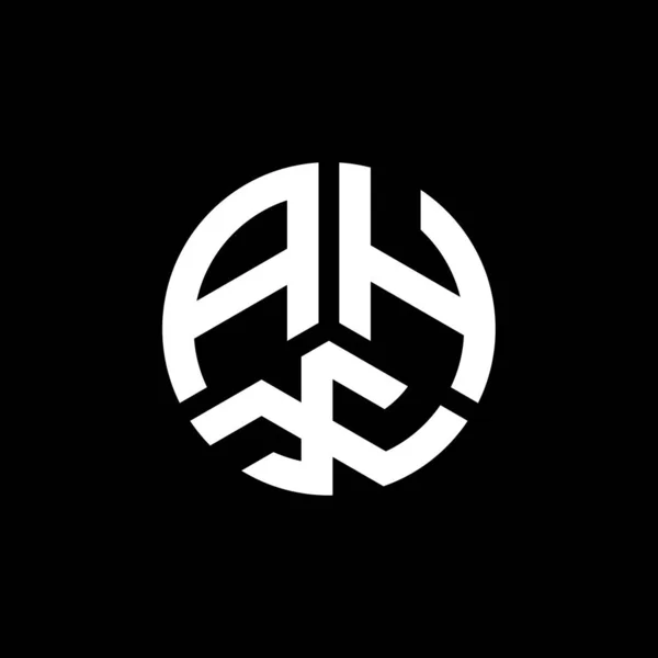 Diseño Del Logotipo Letra Ahx Sobre Fondo Blanco Ahx Iniciales — Archivo Imágenes Vectoriales