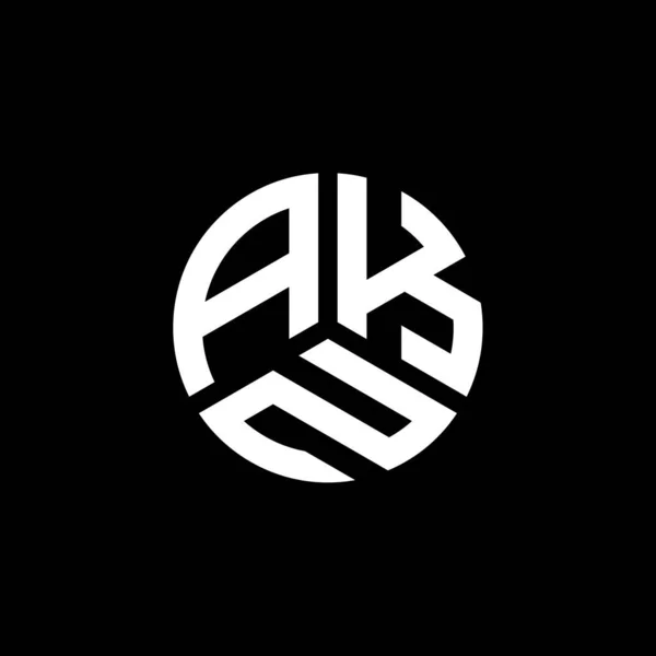 Logo Akz Desain Huruf Pada Latar Belakang Putih Akz Kreatif - Stok Vektor