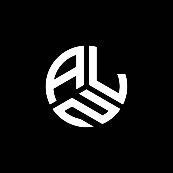 Alz Lettre Logo Design Sur Fond Blanc Alz Initiales Créatives — Image vectorielle