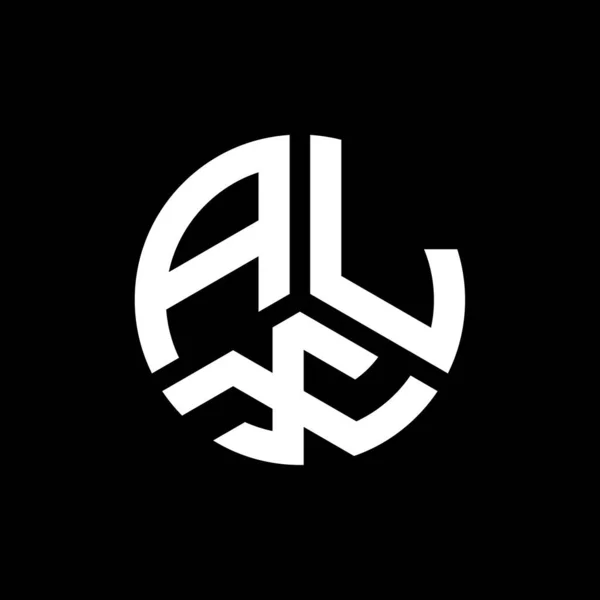Логотип Буквы Alx Белом Фоне Концепция Логотипа Alx Creative Initials — стоковый вектор