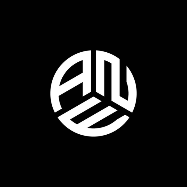 Diseño Del Logotipo Letra Ane Sobre Fondo Blanco Ane Iniciales — Archivo Imágenes Vectoriales