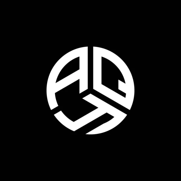 Σχεδιασμός Λογότυπου Γραμμάτων Aqy Λευκό Φόντο Δημιουργικά Αρχικά Aqy Έννοια — Διανυσματικό Αρχείο