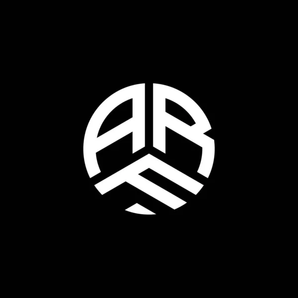 Projeto Logotipo Letra Arf Fundo Branco Arf Iniciais Criativas Conceito —  Vetores de Stock