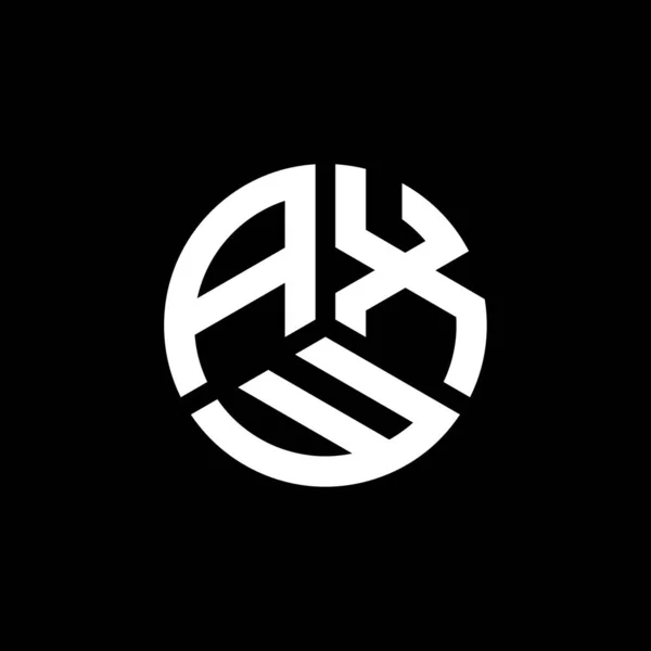 白色背景的Axw字母标识设计 Axw创意首字母首字母标识概念 Axw字母设计 — 图库矢量图片