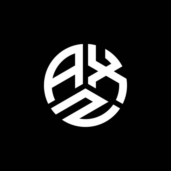 Diseño Del Logotipo Letra Axz Sobre Fondo Blanco Axz Iniciales — Archivo Imágenes Vectoriales