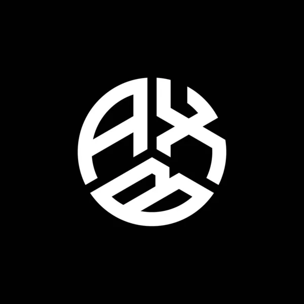 白色背景的Axb字母标识设计 Axb创意首字母首字母标识概念 Axb字母设计 — 图库矢量图片