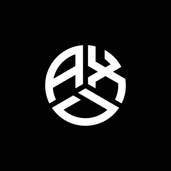Axd Bokstäver Logotyp Design Vit Bakgrund Axd Kreativa Initialer Bokstavslogotyp — Stock vektor