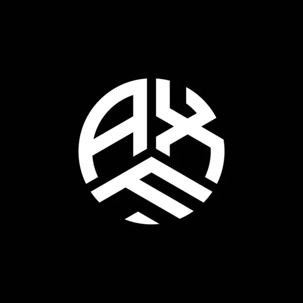 白色背景的Axf字母标识设计 Axf创意首字母首字母标识概念 Axf字母设计 — 图库矢量图片