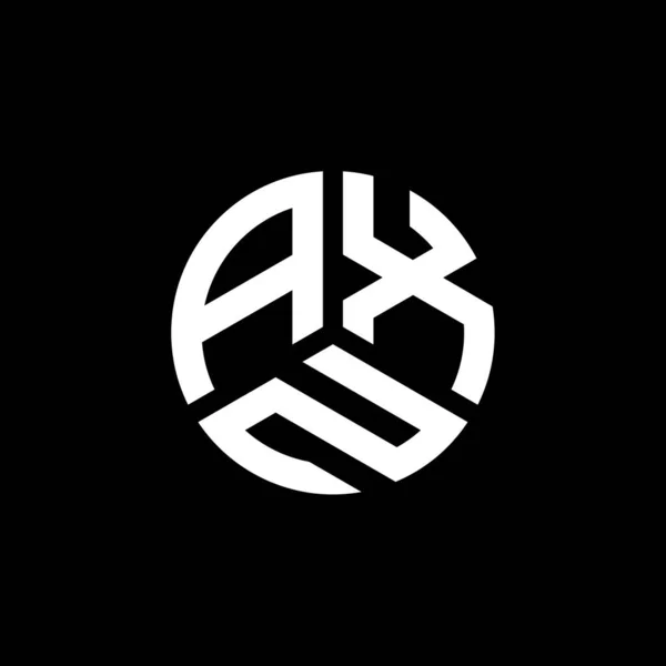 Axn Bokstav Logotyp Design Vit Bakgrund Axn Kreativa Initialer Bokstavslogotyp — Stock vektor