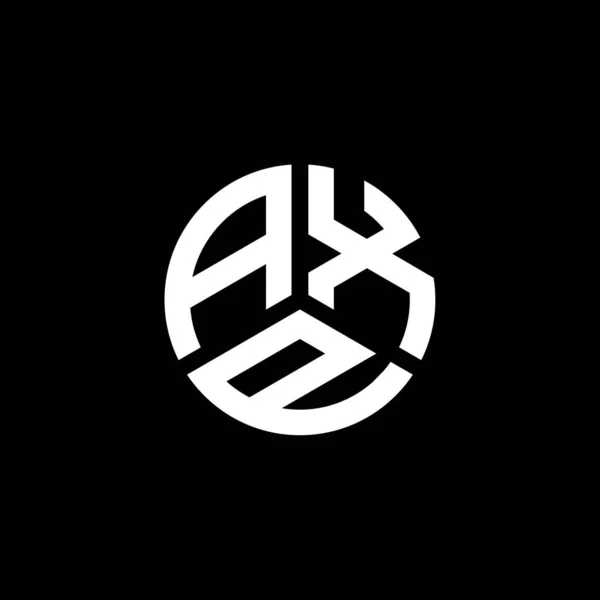 Diseño Del Logotipo Letra Axp Sobre Fondo Blanco Axp Iniciales — Vector de stock