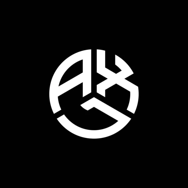 白い背景にAxlの文字のロゴデザイン Axlクリエイティブイニシャルレターロゴコンセプト Axlレターデザイン — ストックベクタ