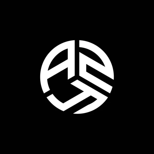 Azy Letter Logo Ontwerp Witte Achtergrond Azy Creatieve Initialen Letter — Stockvector