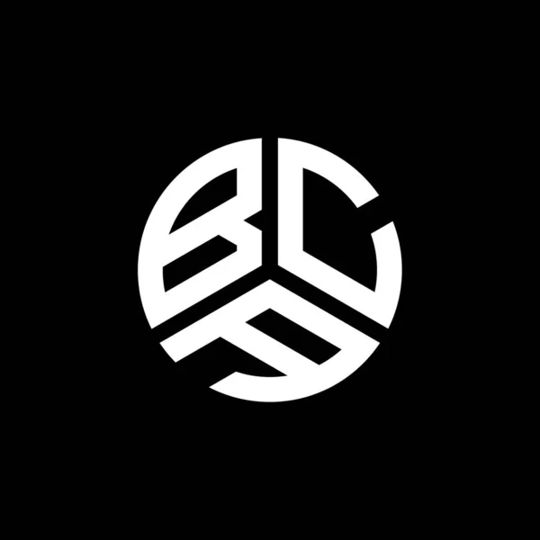 白を基調としたBcaレターロゴデザイン Bcaクリエイティブイニシャルレターロゴコンセプト Bca手紙デザイン — ストックベクタ