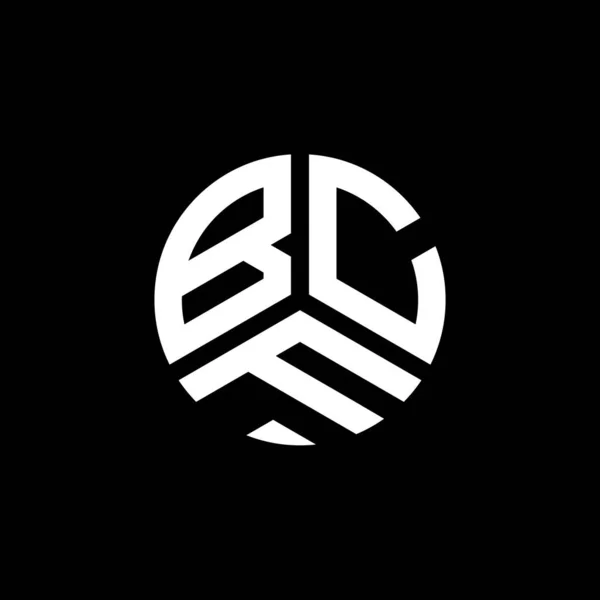 Дизайн Логотипа Bcf Белом Фоне Креативные Инициалы Bcf Буквенно Логотипная — стоковый вектор