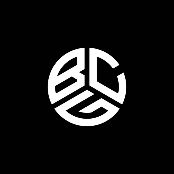 Дизайн Логотипа Bcg Белом Фоне Bcg Креативные Инициалы Буквенно Логотипная — стоковый вектор