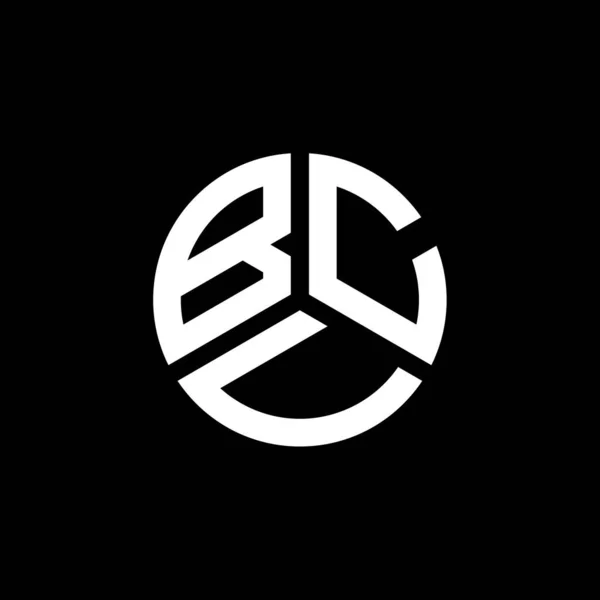 Projekt Logo Litery Bcu Białym Tle Bcu Twórcze Inicjały Litera — Wektor stockowy