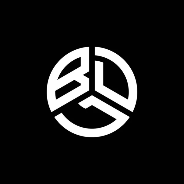 Bdl Letter Logo Design White Background Bdl Creative Initials Letter — Stock Vector