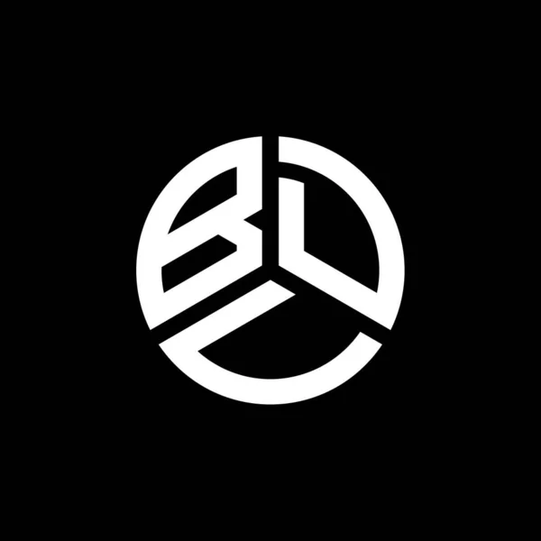 Design Logo Lettre Edr Sur Fond Blanc Initiales Créatives Edr — Image vectorielle
