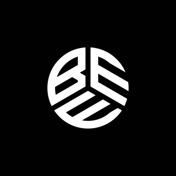 Diseño Del Logotipo Letra Bee Sobre Fondo Blanco Bee Iniciales — Vector de stock