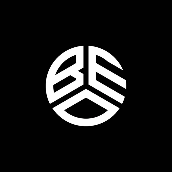 Logo Huruf Beo Desain Pada Latar Belakang Putih Beo Kreatif - Stok Vektor