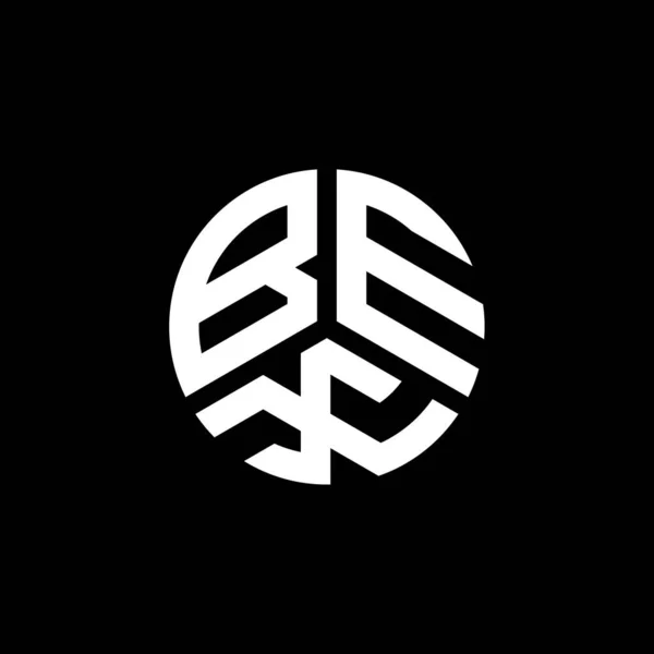 Bex Lettre Logo Design Sur Fond Blanc Bex Initiales Créatives — Image vectorielle