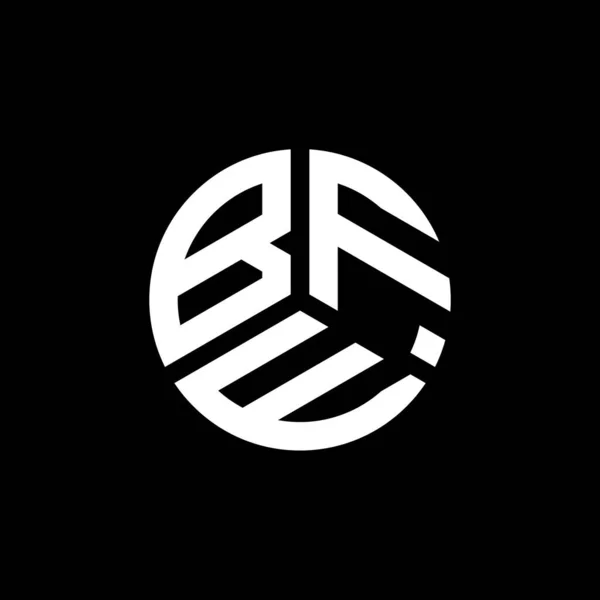 白を基調としたBfeの文字ロゴデザイン Bfeクリエイティブイニシャルレターロゴコンセプト Bfeレターデザイン — ストックベクタ